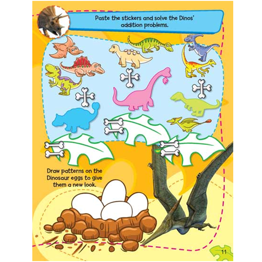 Sticker Activity Book - Dinosaurs