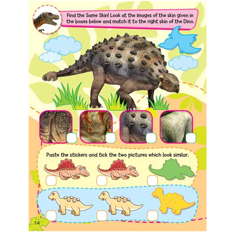 Sticker Activity Book - Dinosaurs