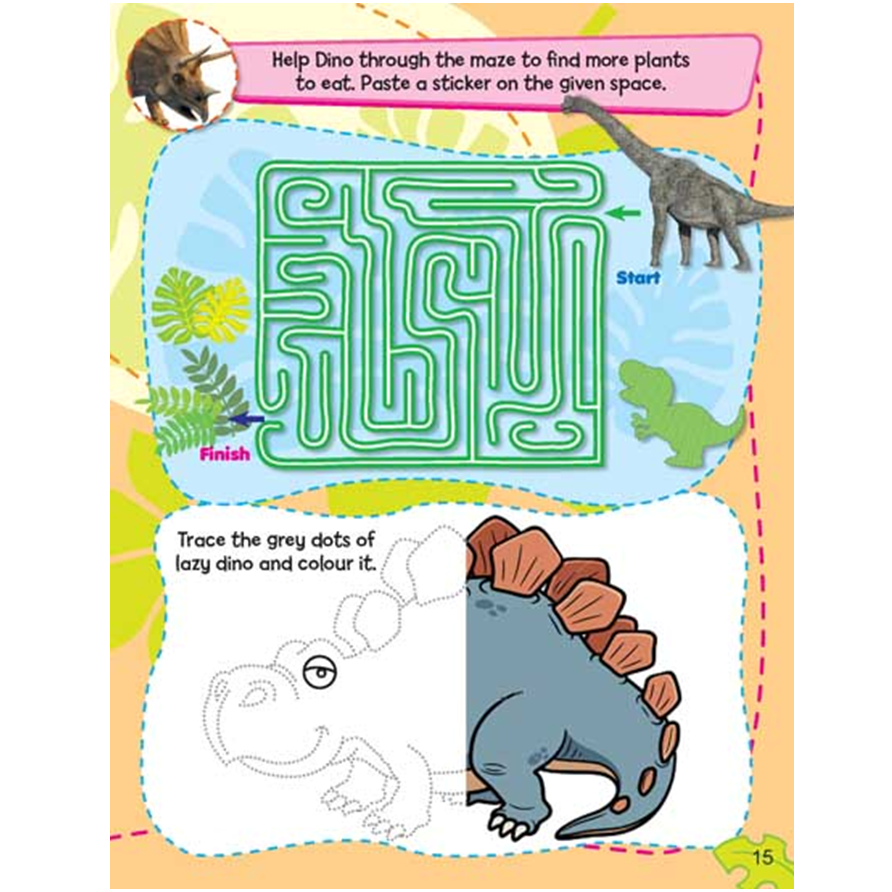 Sticker Activity Book - Dinosaurs