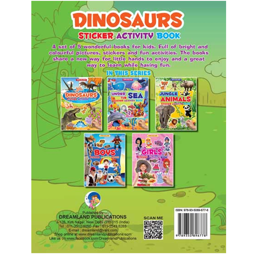 Sticker Activity Book - Dinosaurs