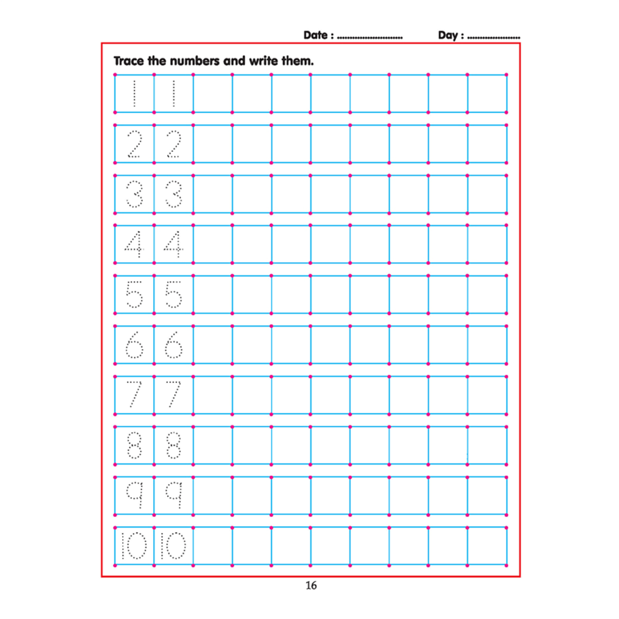 Writing Book - Learn Writing 123 (1-10)