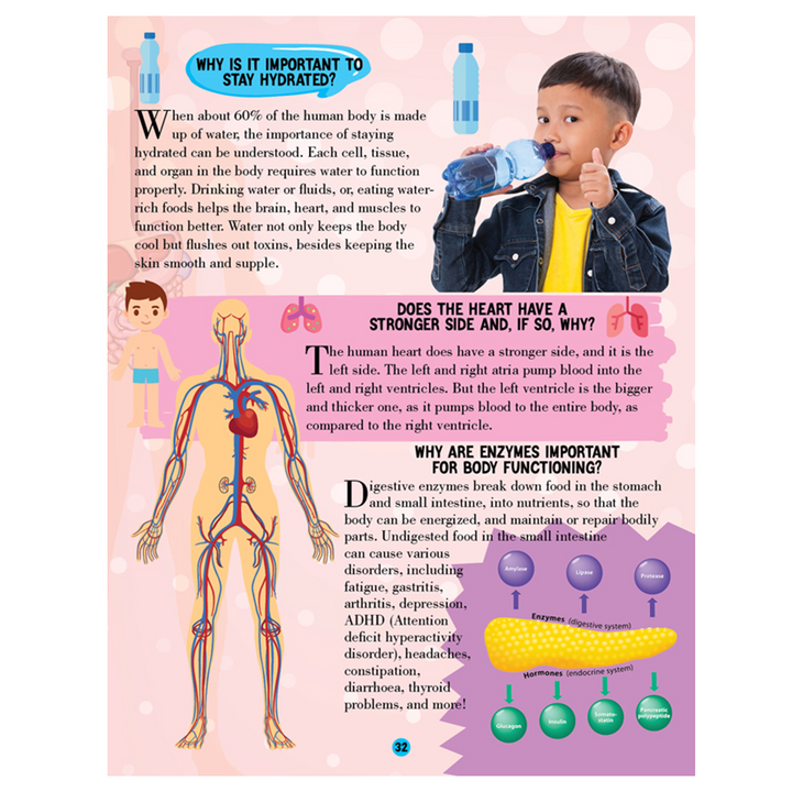 Human Body Encyclopedia for Children Age 5 - 15 Years- All About Trivia Questions and Answers