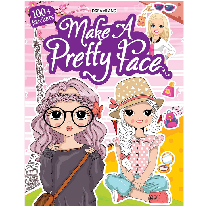 Make A Pretty Face with 100+ Stickers