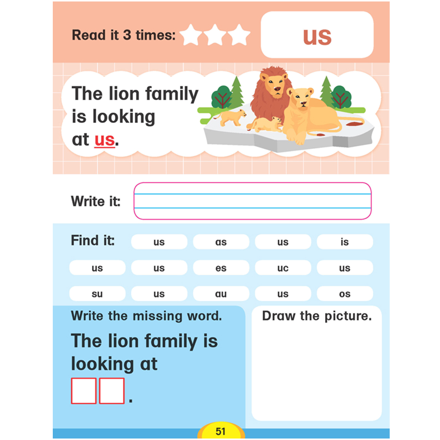 Dolch Sight Words Level 4- Simple Words and Activities for Beginner Readers