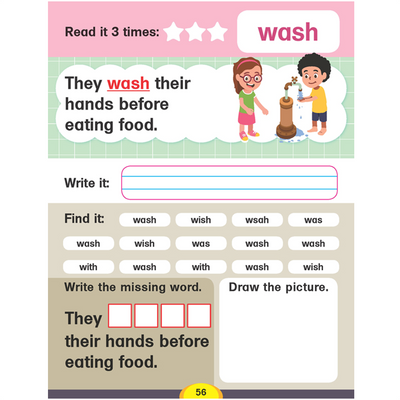 Dolch Sight Words Level 4- Simple Words and Activities for Beginner Readers