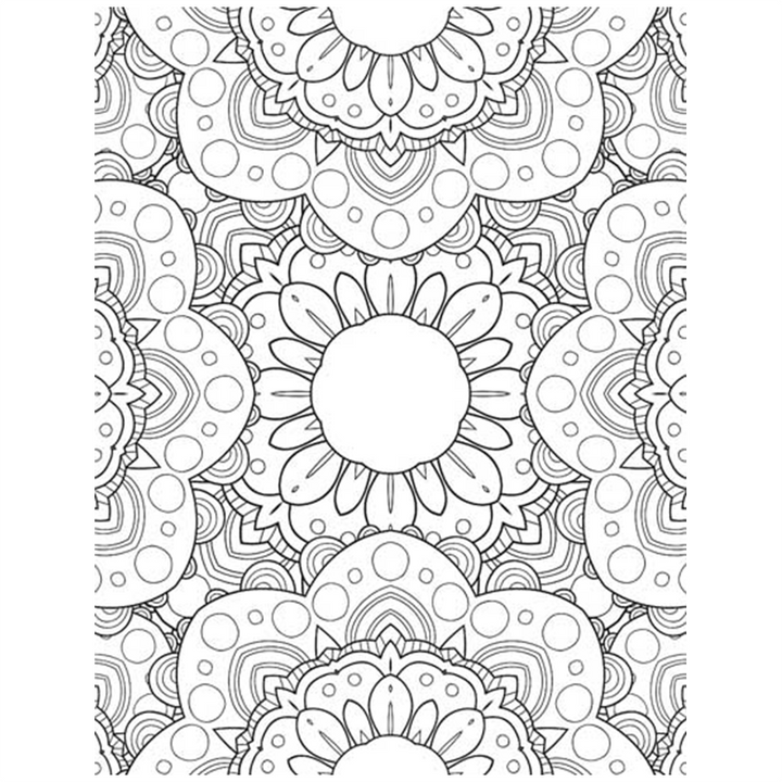 Flowers- Colouring Book for Adults