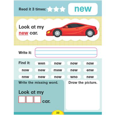 Dolch Sight Words Level 2- Simple Words and Activities for Beginner Readers