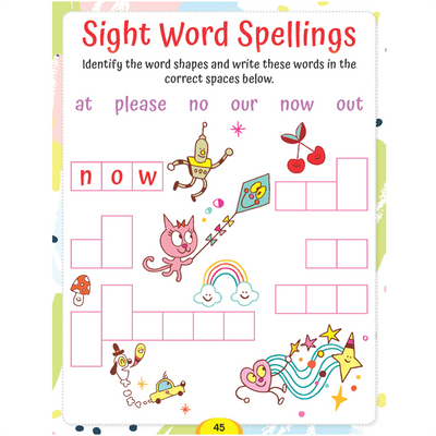 Dolch Sight Words Level 2- Simple Words and Activities for Beginner Readers