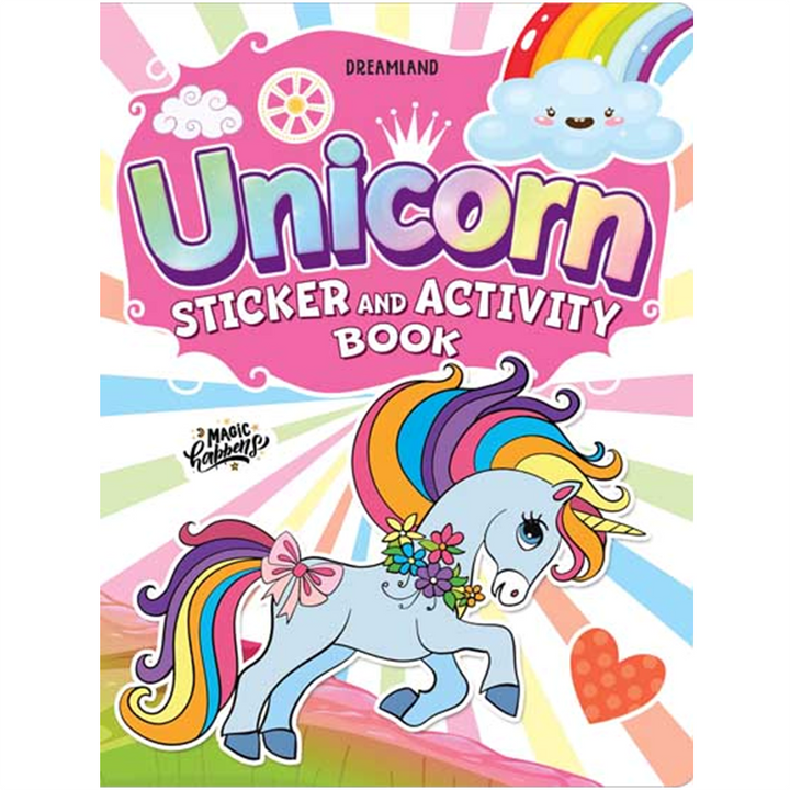 My Magical Unicorn Sticker and Activity Book for Children Age 3 - 8 Years - With Bright Stickers to Decorate