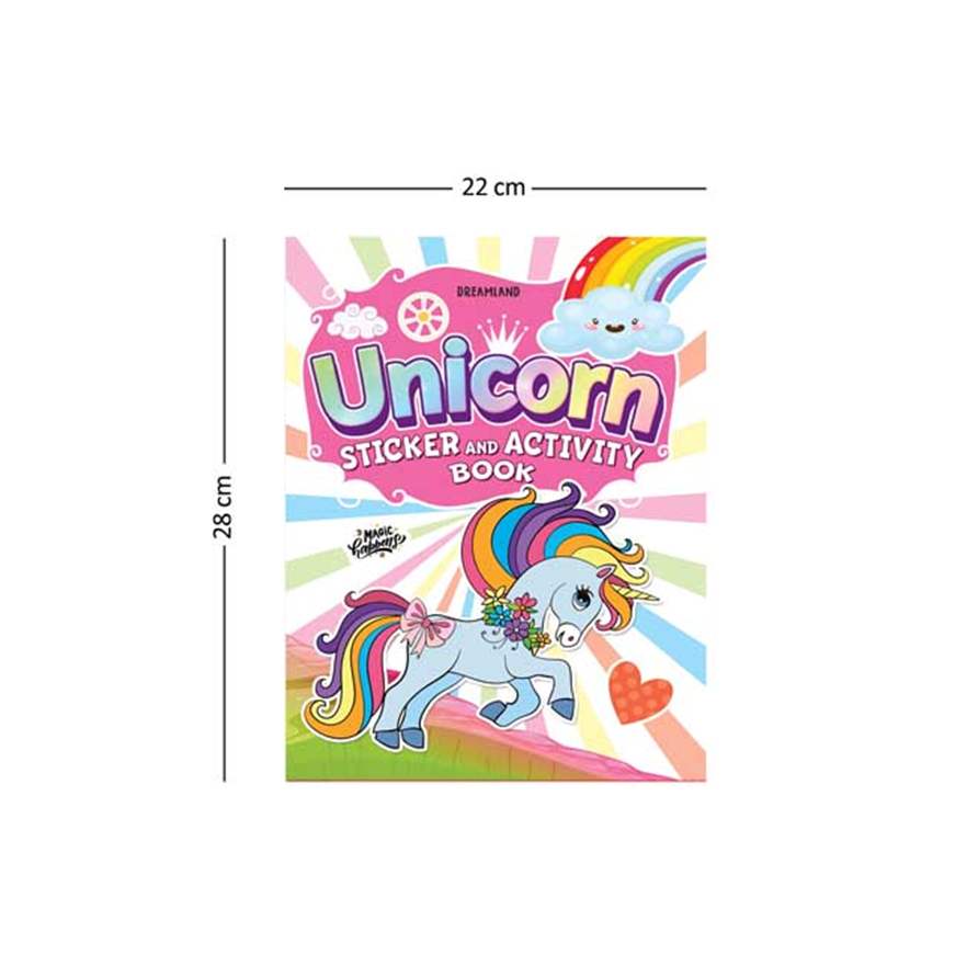 My Magical Unicorn Sticker and Activity Book for Children Age 3 - 8 Years - With Bright Stickers to Decorate