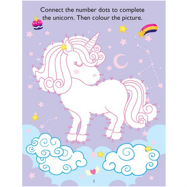 My Magical Unicorn Sticker and Activity Book for Children Age 3 - 8 Years - With Bright Stickers to Decorate