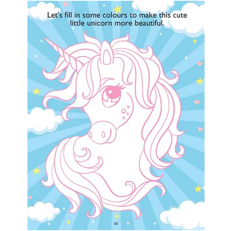 My Magical Unicorn Sticker and Activity Book for Children Age 3 - 8 Years - With Bright Stickers to Decorate
