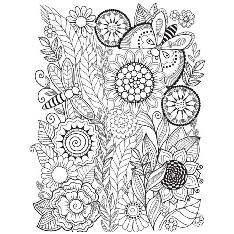 Nature- Colouring Book for Adults