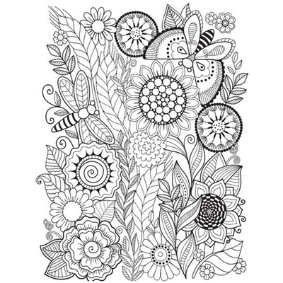 Nature- Colouring Book for Adults