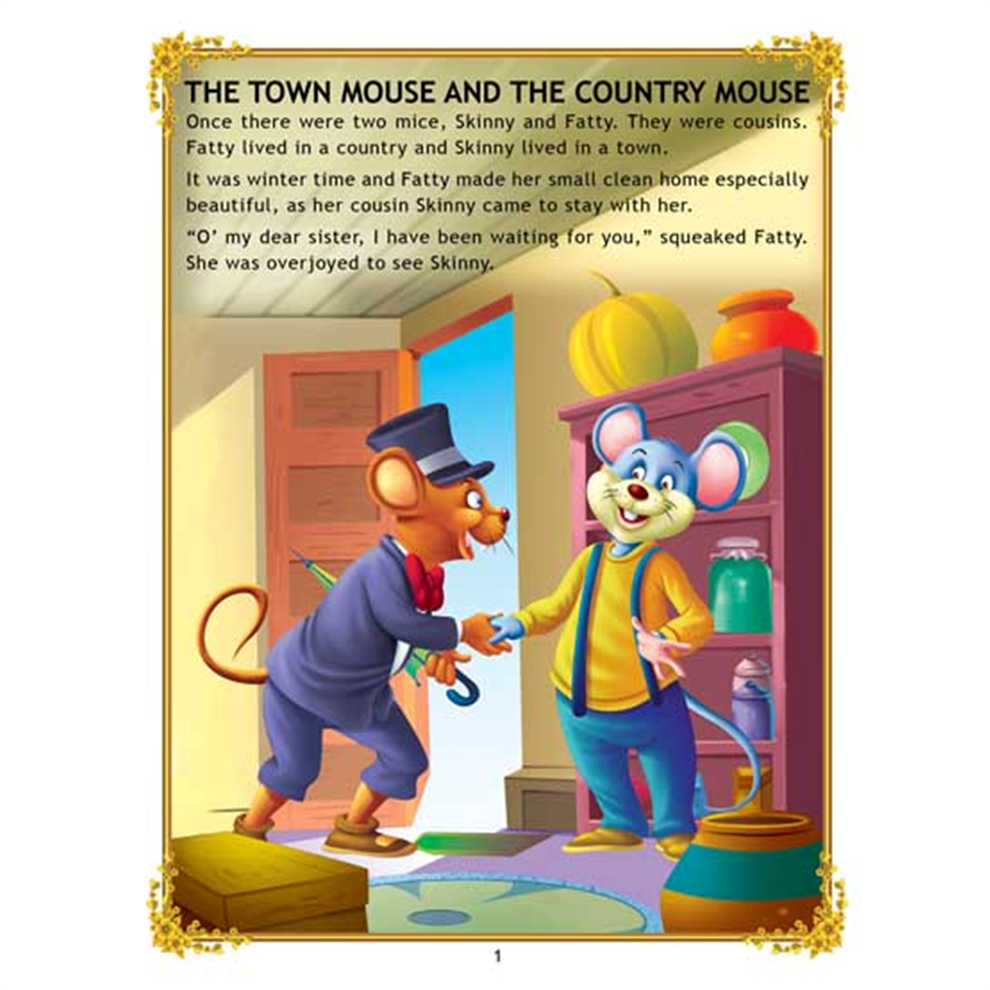 The Town Mouse and the Country Mouse - Story Book