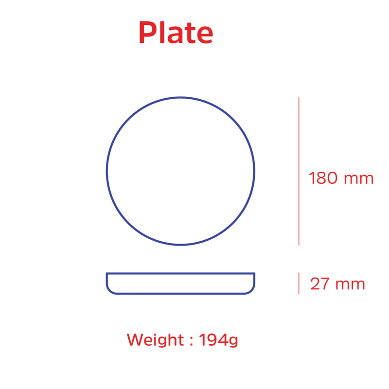 Certified Silicone Baby Feeding Plate (Microwave & Dishwasher Safe)