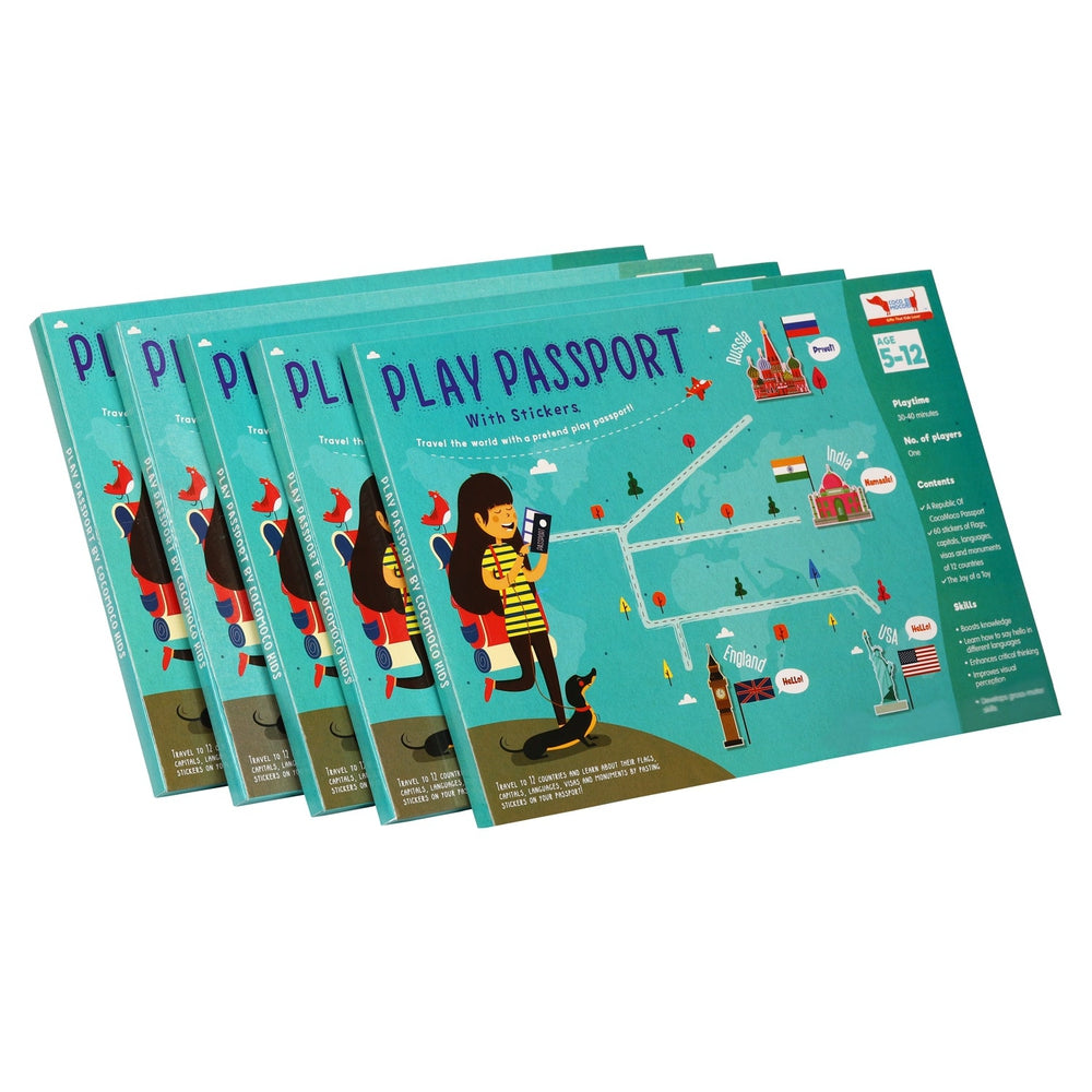 Play Passport for Kids Educational Game- Set of 5