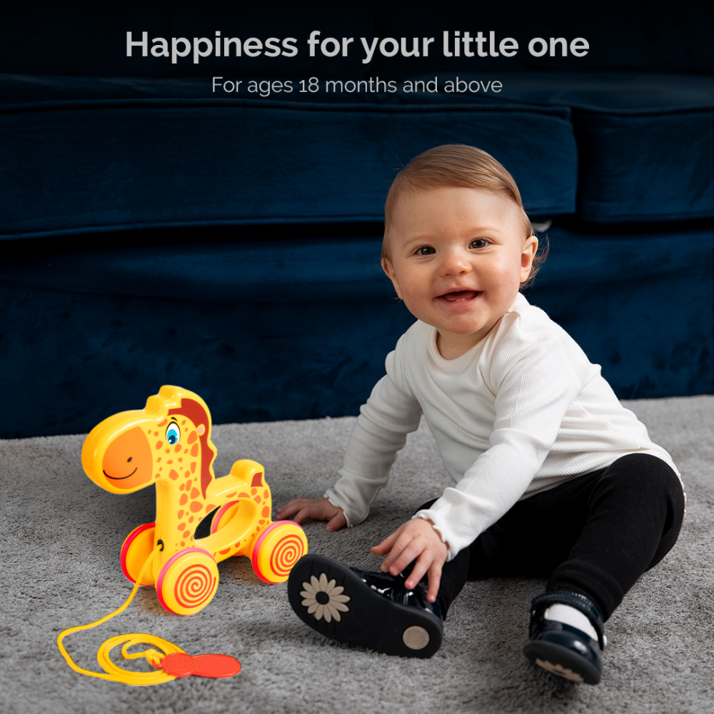 Pull Along Garry the Giraffe a Perfect Walking Companion for Toddlers