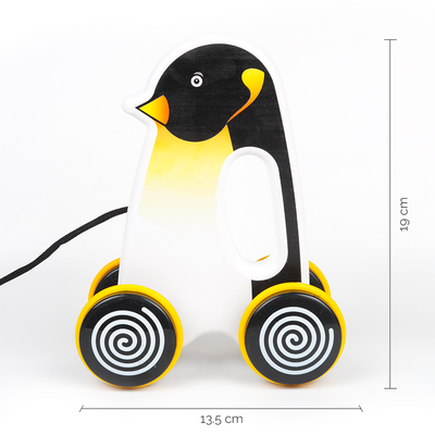 Pengo the Penguin Pull Along Toy