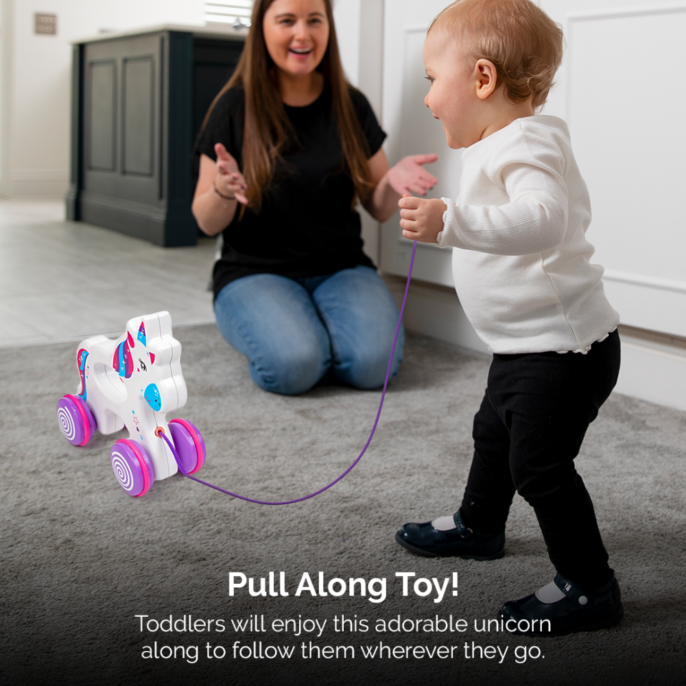 Pull Along Sparky The Unicorn a Perfect Walking Companion for Toddlers