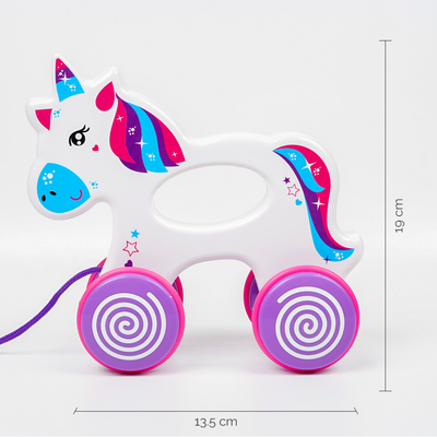 Pull Along Sparky The Unicorn a Perfect Walking Companion for Toddlers