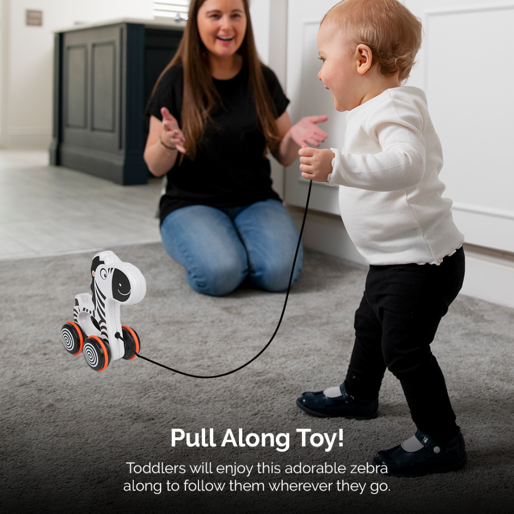 Pull Along Zippy the Zebra a Perfect Walking Companion for Toddlers