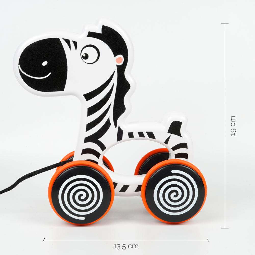 Pull Along Zippy the Zebra a Perfect Walking Companion for Toddlers