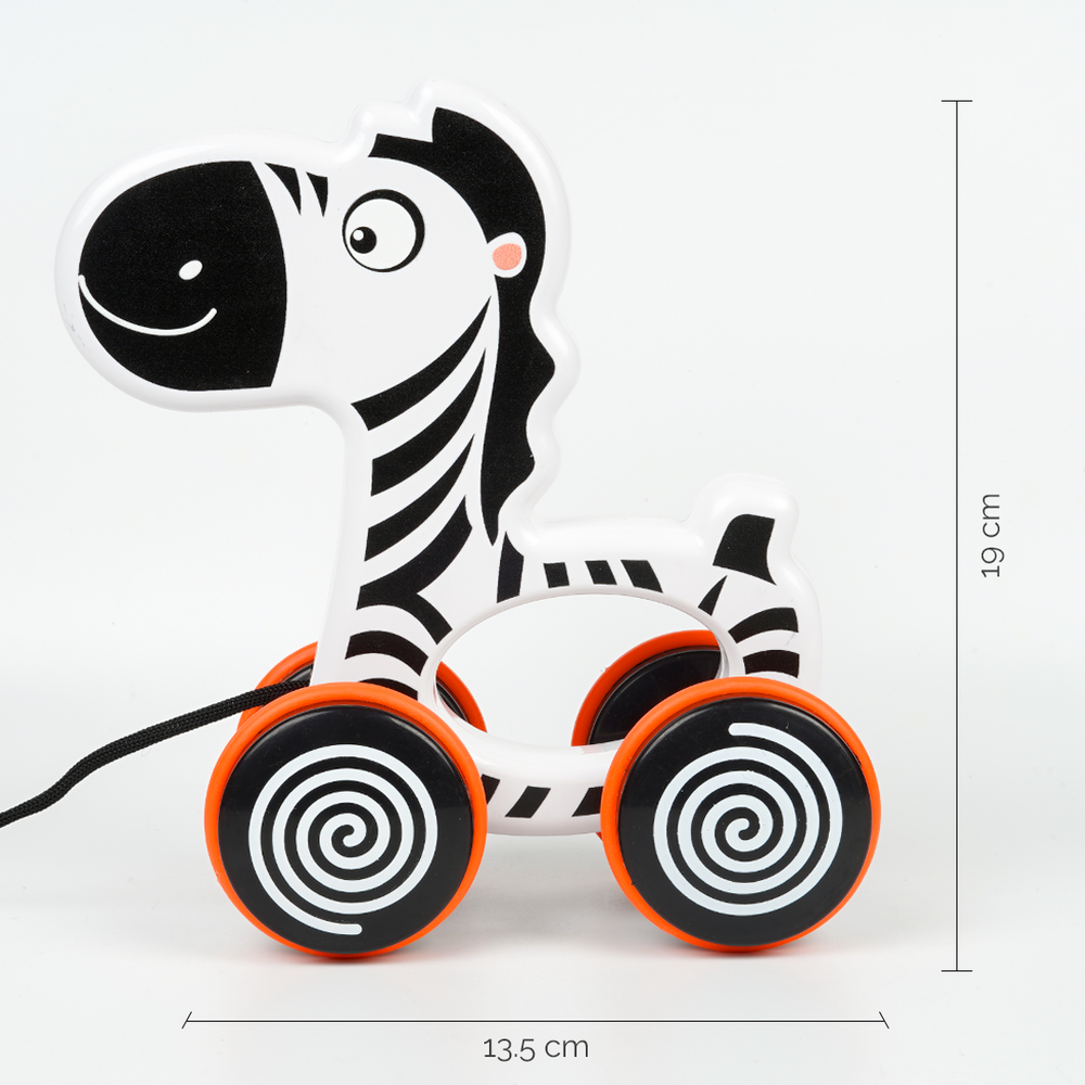 Zippy the Zebra Pull Along Toy