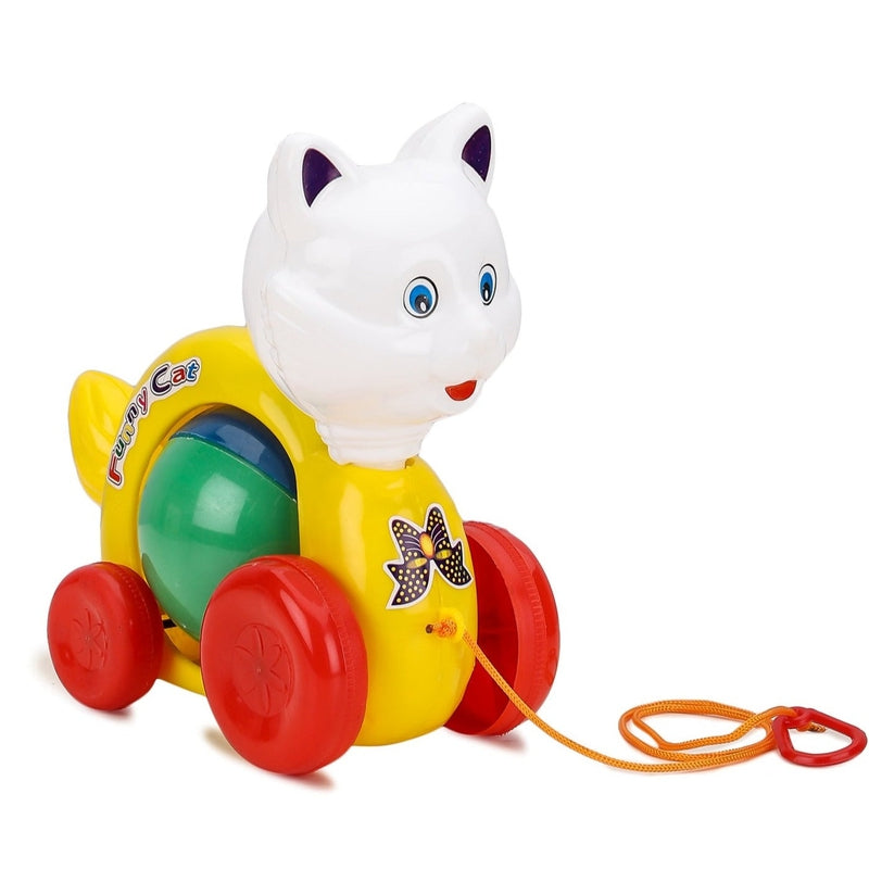 Pulling Toy (Manual Operated) - Funny Cat