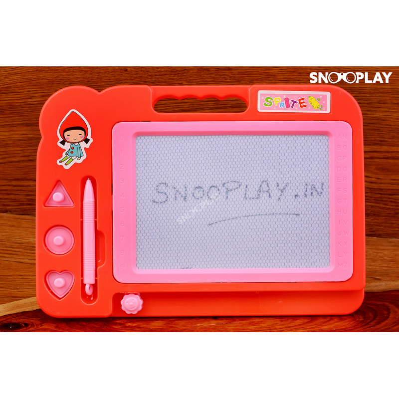 Magic Slate-Red and Blue write and wipe board best unique return birthday gift for kids buy online-Snooplay.in