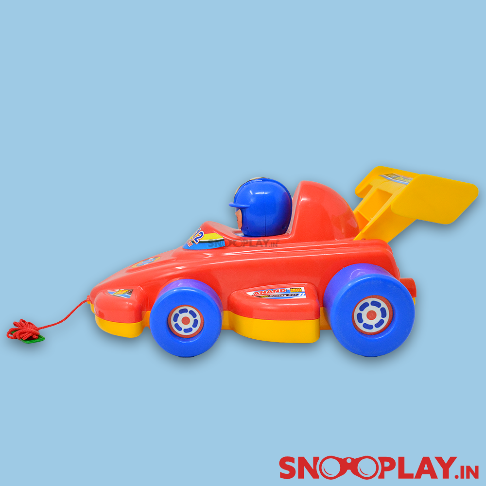 Buy Pull Along Racing Car Toy with sound for Kids Online India Snooplay