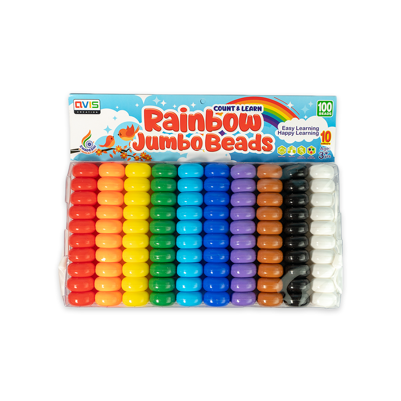 Rainbow Jumbo Beads