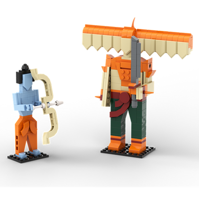 Rama + Ravana Building Set (273 Pieces) - COD Not Available