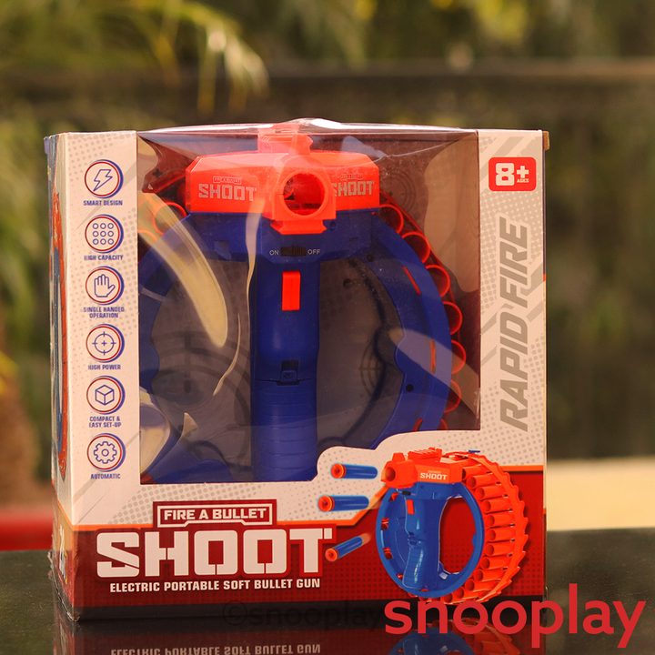 Rapid Fire Dart Launcher Toy (2 Colour Variants)