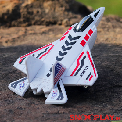 Raptor Fighter Plane Toy (Press & Go)