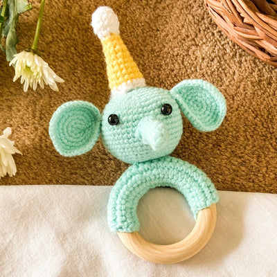 Elephant Rattle Toy