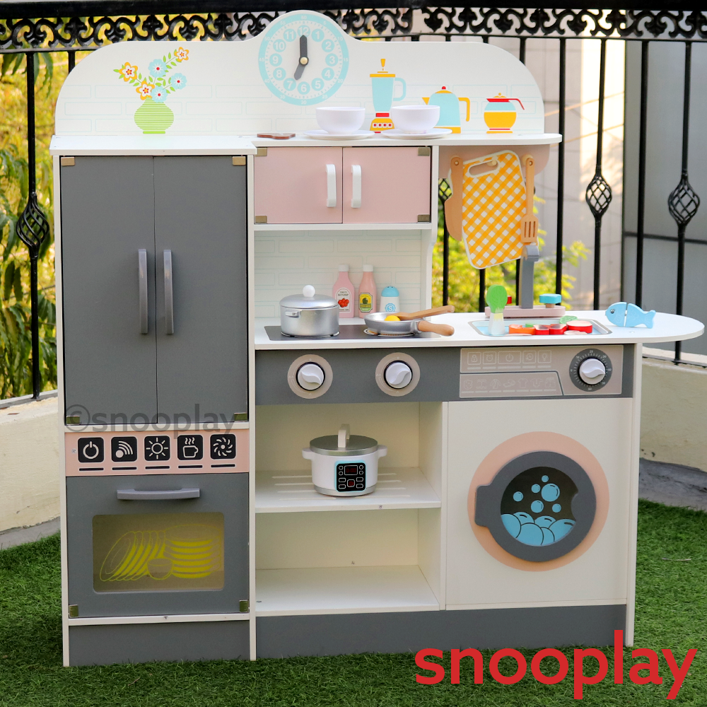 Buy Realistic Wooden Kitchen Set Jumbo on Snooplay India