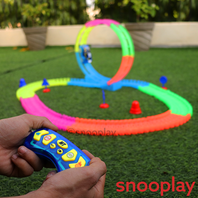 Remote Control Car Track Set with Realistic Sound Effects