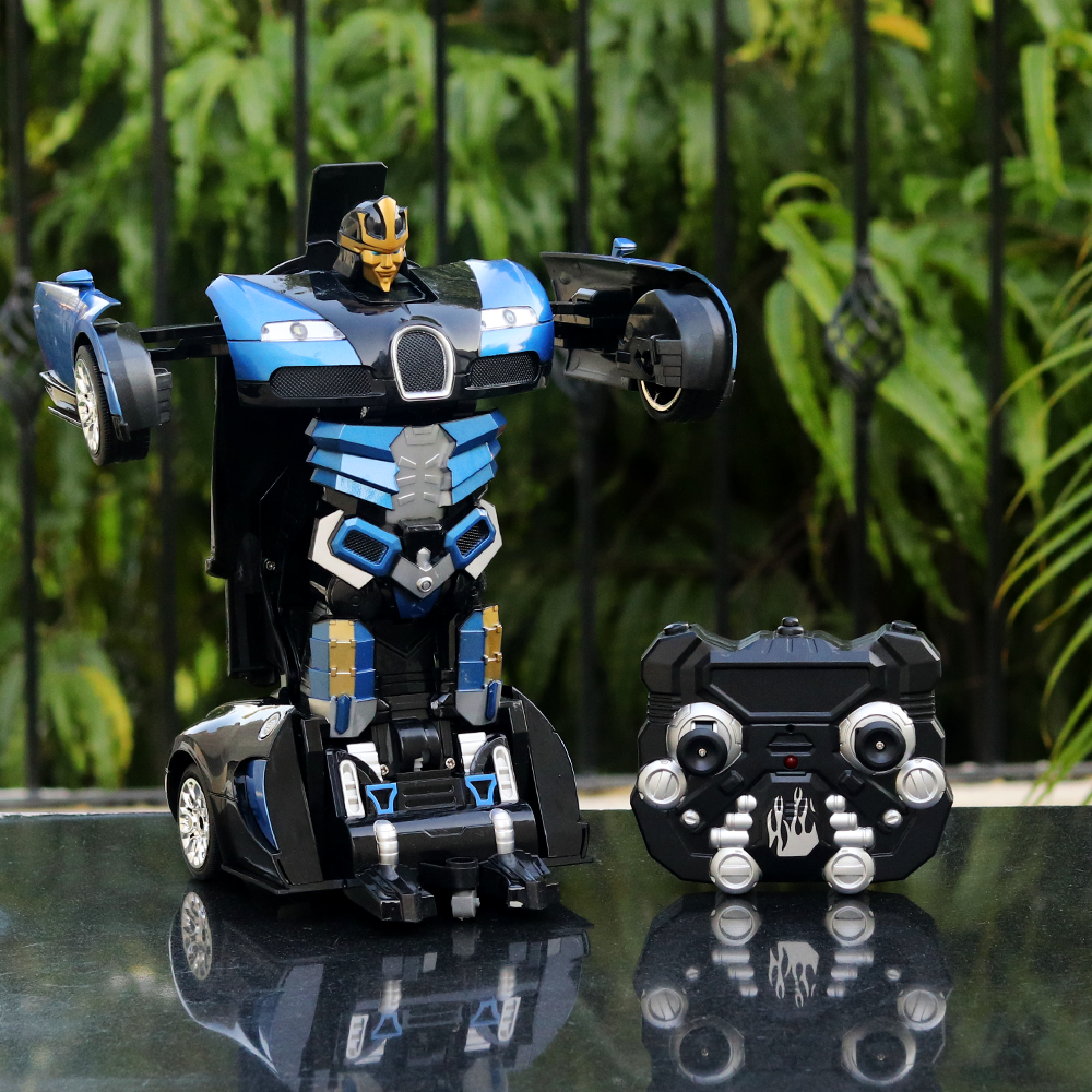 Remote Control Optimus Prime Transformer Bugatti Car (8-14 Years)