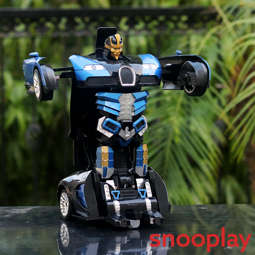 Remote Control Optimus Prime Transformer Bugatti Car (8-14 Years)