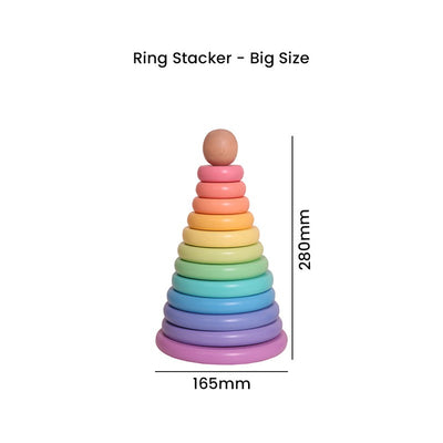 Wooden Ring Stacker