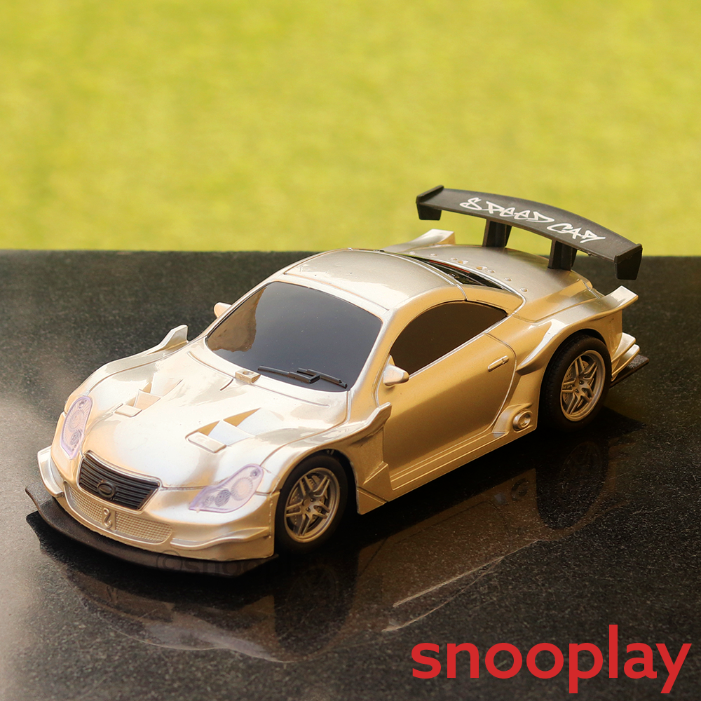 Remote Controlled Supercar With Lights (Assorted Colors)