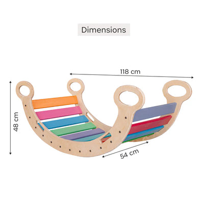 Rainbow Rocker - Large (Balance Board)  (COD Not Available)