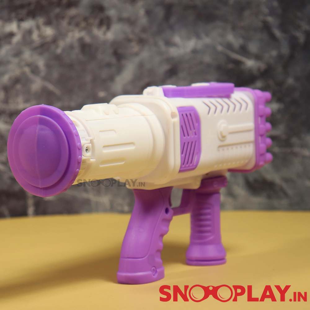 Rocket Bubble Gun Toy for Kids (Small)