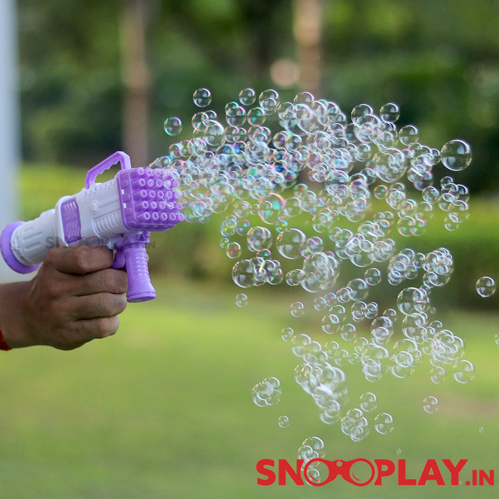 Rocket Bubble Gun Toy for Kids (Small)