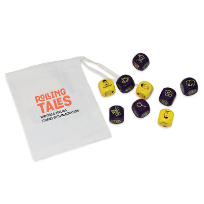 Rolling Tales Story Telling Wooden Dice Cubes