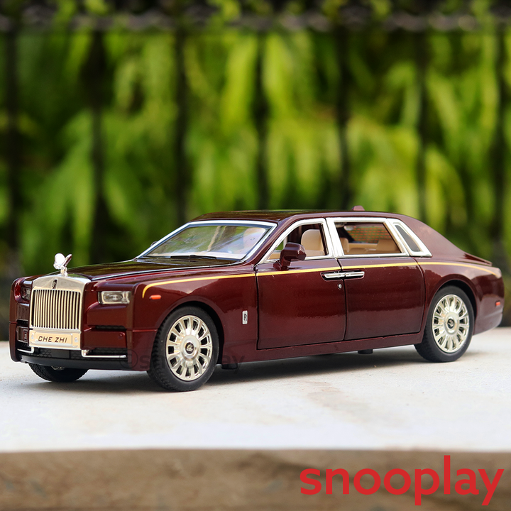 Luxury Car Diecast Model resembling Rolls Royce (1:24) - with Light & Sound - Assorted Colors