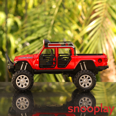 Diecast Rubicon Jeep Model Car with Light & Sound (Scale: 1:32) ( Assorted Colors)