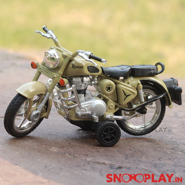 Rugged Bike (Assorted Colours) side with support tires