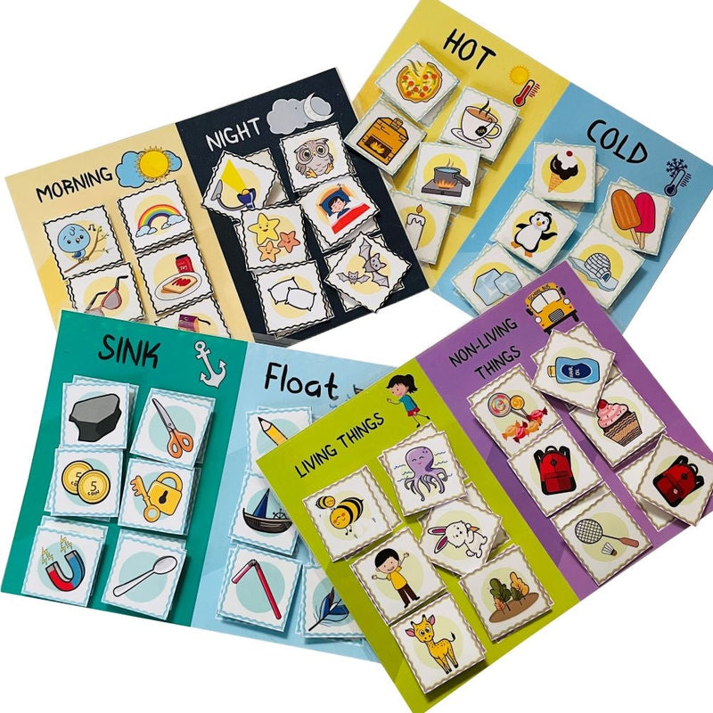 Simple Science Sorting Activity 4 in 1